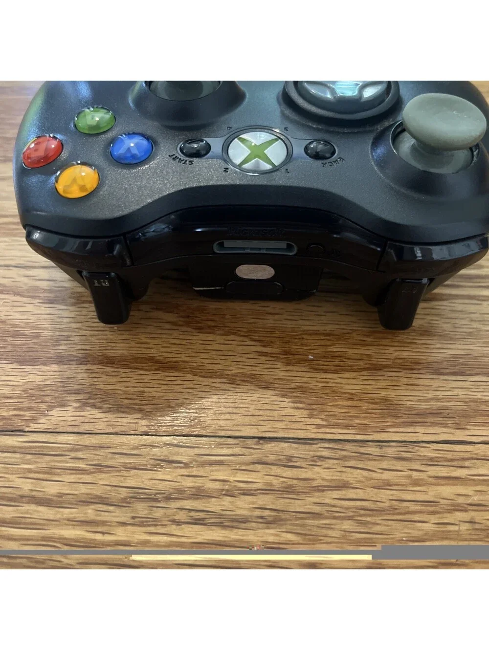 OEM Microsoft Xbox 360 & PC Windows Black Wireless Controller 1403